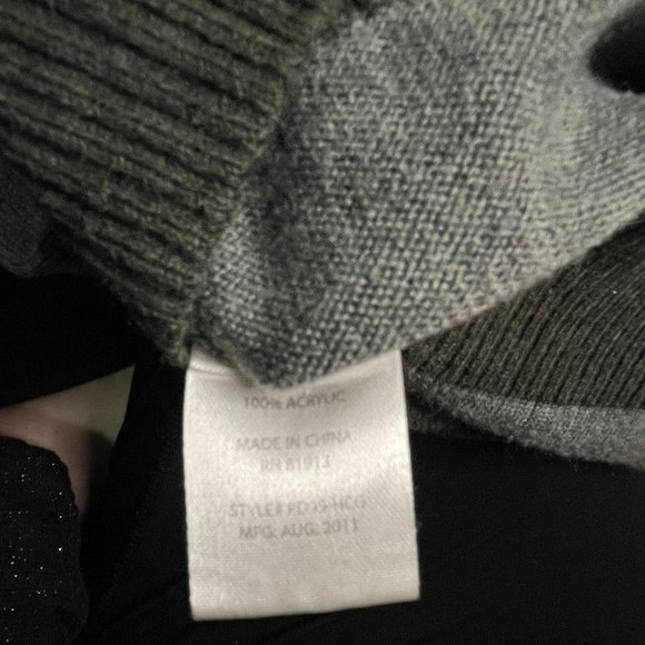 Paper Denim & Cloth Gray Striped Sweater Size Small - Picture 5 of 5